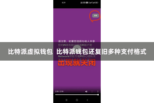 比特派虚拟钱包  比特派钱包还复旧多种支付格式
