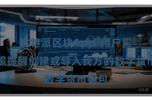 比特派区块App  用户需要按照提醒创建或导入我方的数字货币钱包