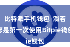 比特派手机钱包  淌若您是第一次使用Bitpie钱包