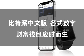 比特派中文版  各式数字财富钱包应时而生
