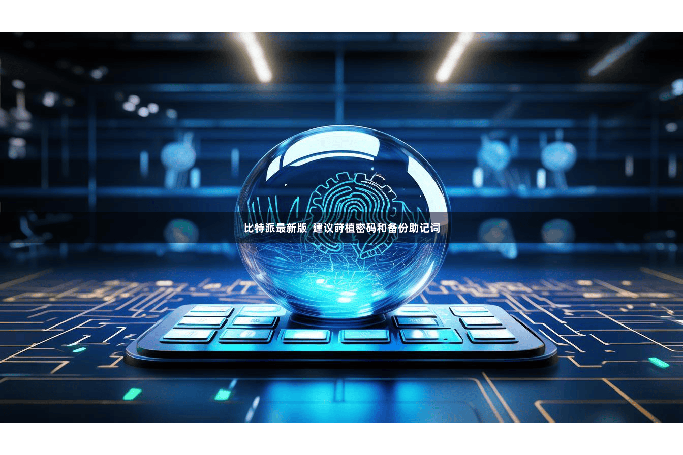 比特派最新版  建议莳植密码和备份助记词