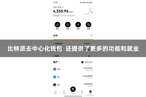 比特派去中心化钱包  还提供了更多的功能和就业
