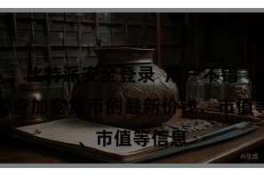 比特派安全登录  用户不错随时稽查加密货币的最新价钱、市值等信息